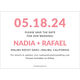WE DO Photo Save the Date Cards Image 2 of 3